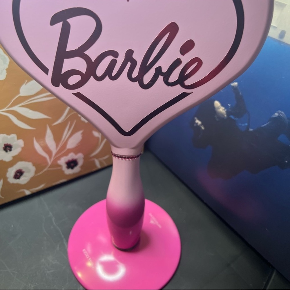 Barbie Pink Heart Hand Mirror